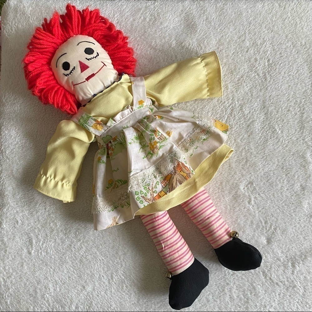 Classic Raggedy Ann doll handmade not original dress